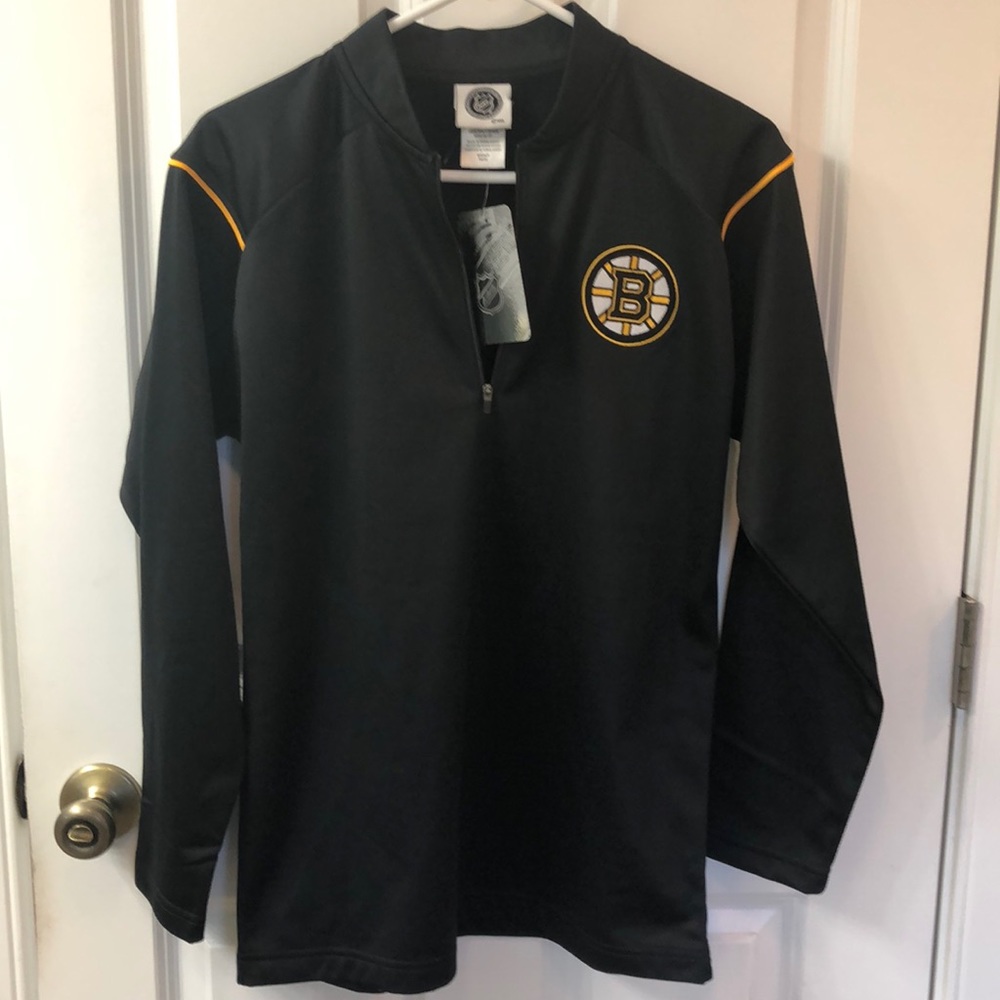 Brand new men’s Boston Bruins quarter zip